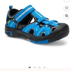 Merrell Hydro Choprock Kids 3M EU 34 Blue Black Leather Sandals Slides MK262542